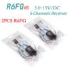 Radiolink RC Receiver R6FG - 6 Channel 2.4G HV Servo RX with Gyro Long Range Control for RC Car Boat Transmitter RC4GS V2/RC6GS V3 - Image 2