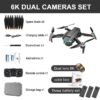 KBDFA AE10 Drone - 6K Mini Brushless Motor Drone Fpv HD 4K Profesional Dual Camera Drones Christmas Gift GPS Quadcopter Rc Toys for Boys — изображение 3