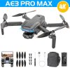 AE3 / AE3 PRO Max GPS Drone - 4K HD Dual Camera Professional Dron FPV EIS 3-Axis Gimbal Radar Obstacle Avoidance Quadcopter RC Toys Professional Camera Drone — изображение 13