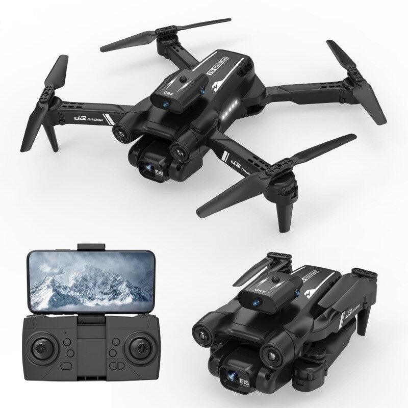 S17 Drone - New four axis UAV Aerial Photography 8K HD Drone Obstacle Avoidance Remote Control UAV ESC Lens Children's Toys XMAS Gift
