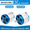 1/2/4PCS SUNNYSKY X3520-III X3530-III - 445KV 560KV 780KV Brushless Motor for RC Quadcopter Airplanes Fixed Wing UAV Plane - Image 3