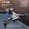 KBDFA LS58 Drone - With  GPS 4K HD Dual Camera Professional Drones Foldable RC Helicopter WIFI FPV Height Hold Gift Toy Drone - Bild 8