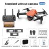 E99 Pro Drone With HD Camera -  4K Dual Camera 25 Minutes 200M Distance Headless Model Night Flying WIFI Foldable Drone - Bild 12