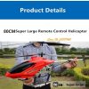 80CM RC Helicopter - Large Model 3.5CH Alloy Frame Anti-Fall All Body LED Lights 150 Meters Electric Remote Control Helicopter Toy - Image 28