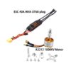 Brushless Motor A2212 2212 1000KV/1400KV/2200KV 40A ESC 6035/8060/1060 Propeller SG90 9G Servo for RC Fixed Wing  aircraft — изображение 8