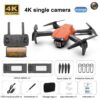 E99 Pro Drone With HD Camera -  4K Dual Camera 25 Minutes 200M Distance Headless Model Night Flying WIFI Foldable Drone - Bild 8