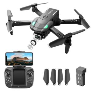 XYRC S128 Mini Drone - 4K HD Camera Three-sided Obstacle Avoidance Air Pressure Fixed Height Professional Foldable Quadcopter Toys
