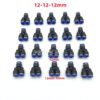 Y-type Trachea Quick Connector - 20pcs 8mm 12mm Y-type tee/trachea quick connector for agricultural plant protection drone Agriculture Drone Accessories - Image 3