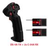 HotRC DS-4A 2.4G 4 Channel Single Hand RC Radio Transmitter with 4Ch Receiver Remote control for RC Car Boat Airplane - Bild 5