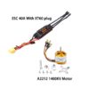 Brushless Motor A2212 2212 1000KV/1400KV/2200KV 40A ESC 6035/8060/1060 Propeller SG90 9G Servo for RC Fixed Wing  aircraft — изображение 22