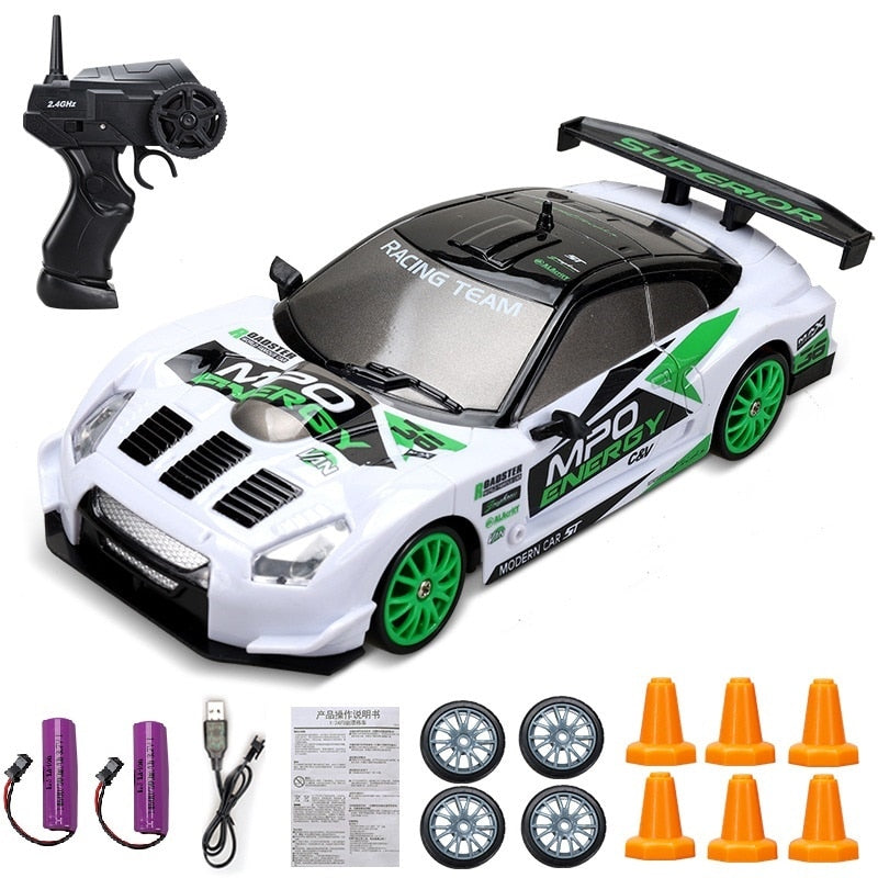 2.4G High speed Drift Rc Car - 4WD Toy Remote Control AE86 Model GTR Vehicle Car RC Racing Cars Toy for Children Christmas Gifts