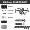 KBDFA AE10 Drone - 6K Mini Brushless Motor Drone Fpv HD 4K Profesional Dual Camera Drones Christmas Gift GPS Quadcopter Rc Toys for Boys — изображение 4