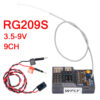 WFLY RC RG209S RG206S Receiver -Small RX RC 9CH PWM For 6CH X9 Transmitter RC Radio SG01 GPS Module RC Car Boats Tanks Robot - Bild 2
