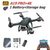 A19 Pro Drone - 2023 New GPS Professionele Dual Hd Camera Optische Stroom Positionering Vermijden  Opvouwbare Quadcopter Rc Speelgoed - Bild 4