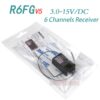 Radiolink RC Receiver R6FG - 6 Channel 2.4G HV Servo RX with Gyro Long Range Control for RC Car Boat Transmitter RC4GS V2/RC6GS V3 - Image 4