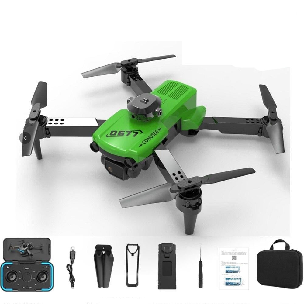 CONUSEA 0677 Drone -  4k Drones with Dual camera HD 4k Optical Flow FPV WIFI Quadcopter Obstacle Avoidance RC Drones Toys