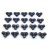 T-Type Air Tube Quick Connector  - 20 pcs 8 mm 12 mm Plastic Pneumatic Tee Fitting T-Type Air Tube Quick Connector for Agricultural Drones