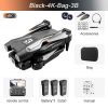 QJ New MINI4 Drone - Dual Camera 2.4GHz WIFI FPV Obstacle Avoidance Fixed Height Four Axis Folding Remote Control Helicopter Toy - Image 12