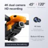 KBDFA KY907 Mini Drone - 4K HD Dual Camera Drone Automatic Obstacle Avoidance Foldable Quadcopter FPV Height Keep RC Dron Toy Gift - Bild 20
