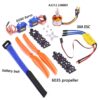 A2212 2212 1000KV 1400KV 2200KV Brushless Motor 30A 40A / 40A BLheli ESC SG90 9G Micro Servo for RC Fixed Wing Plane Helicopter — изображение 16
