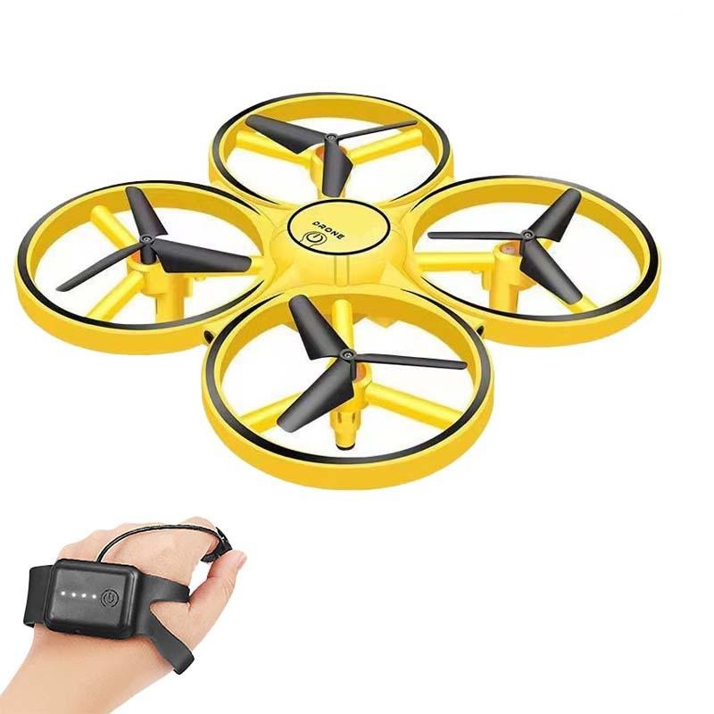 Hand Controlled Drone -  RC Mini Quadcopter Gesture Flying LED Lights Altitude Hold Watch Control Children Toys Birthday Gifts