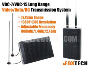 Foxtech VDC-7/VDC-15 - 1080P 60FPS 7KM 15KM 800MHz 1.4GHz 2.4GHz Long Range Video/Data/RC Transmission System - Image 7