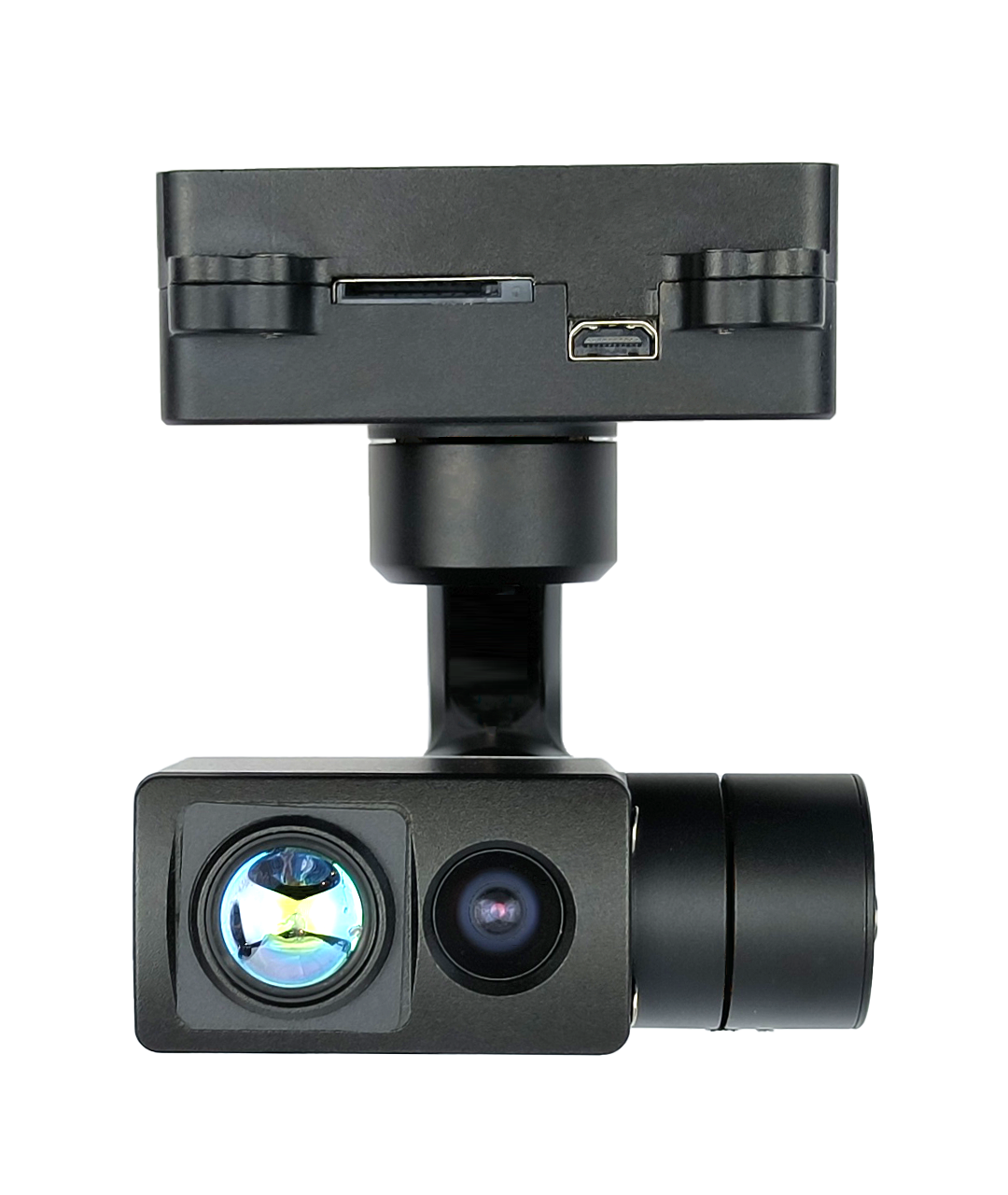 TOPOTEK KHP335M608 Dual Light Drone Gimbal - 9X Digital Zoom 1080P Visible Light Camera + 8.7mm 640x512 Thermal Imaging With 3-Axis Gimbal, IP /HDMI output - Image 2