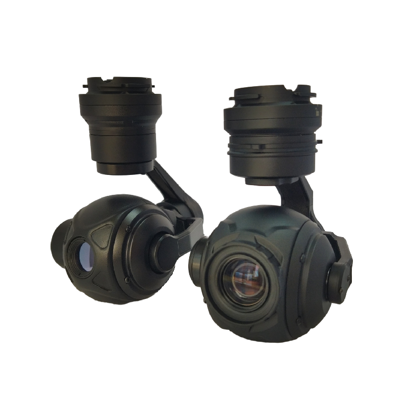 TOPOTEK KIP10-G6 Drone Camera Gimbal - 10x Optical Zoom Visible light 3-axis Gimbal camera+ 640x512 thermal imaging 3-axis Gimbal camera, interchangeable, IP output - Image 2