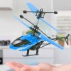 DW2137 Rc Helicopter - 2 Channel Remote Control Mini Drone Flying Helicopter Infraed Induction Kid Toys Aircraft LED Drone Flying Suspension Induction Helicopter — изображение 16