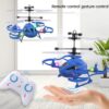 ZN5168 RC Helicopter -  With LED Light Gesture Sensing Hovering Induction Control Miniature Colorful Drone Gifts Toys for boys - Image 3