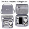 For DJI Mini 3 Pro/Mini 3 Storage Case - For DJI RC/RC N1 Remote Control Battery Compatibility Bag Accessories for DJI Mini 3 Pro — изображение 2