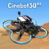 GEPRC Cinebot30 FPV Drone HD O3 System 6S 2450KV VTX O3 Air Unit 4K 60fps Video 155 Wide-angle RC FPV Quadcopter Freestyle Drone